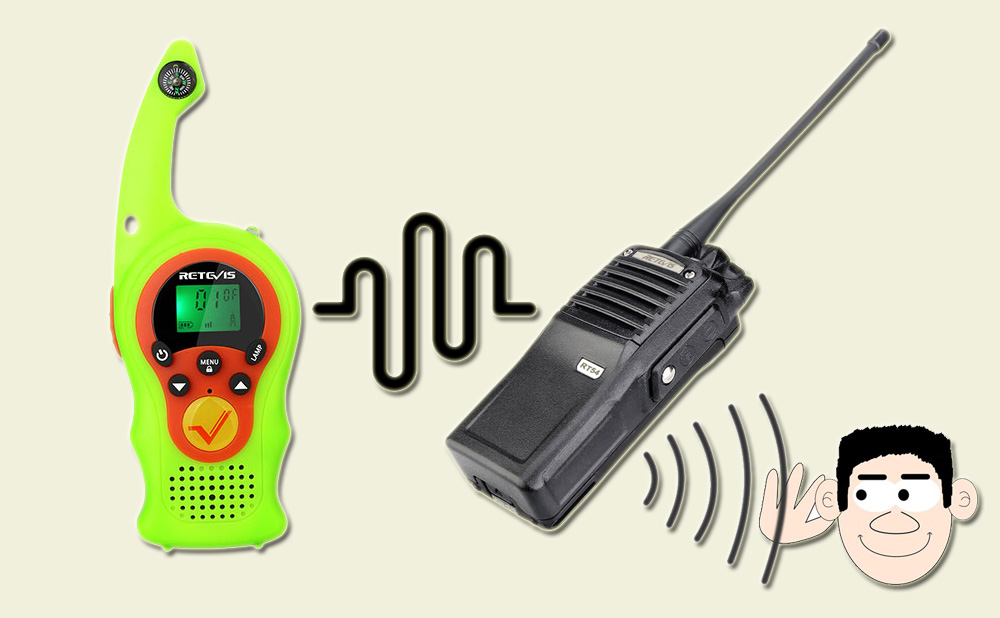 How to make Retevis adults two way radio talk with kids walkie talkie?